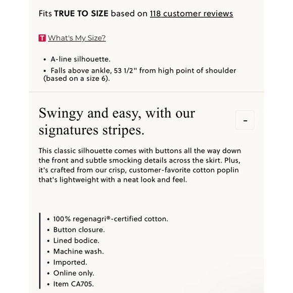 J. Crew | A-line midi dress in striped cotton poplin - Picture 5 of 13